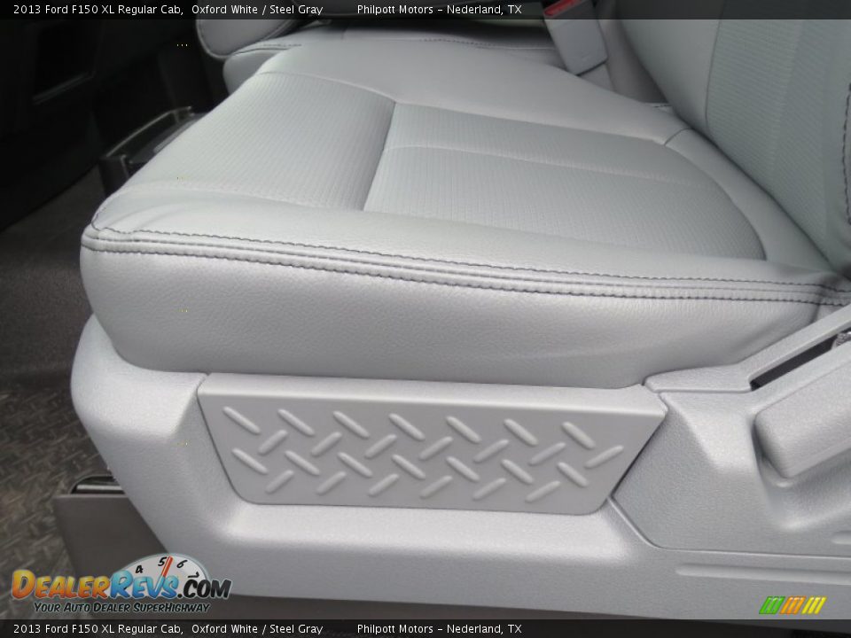 2013 Ford F150 XL Regular Cab Oxford White / Steel Gray Photo #20