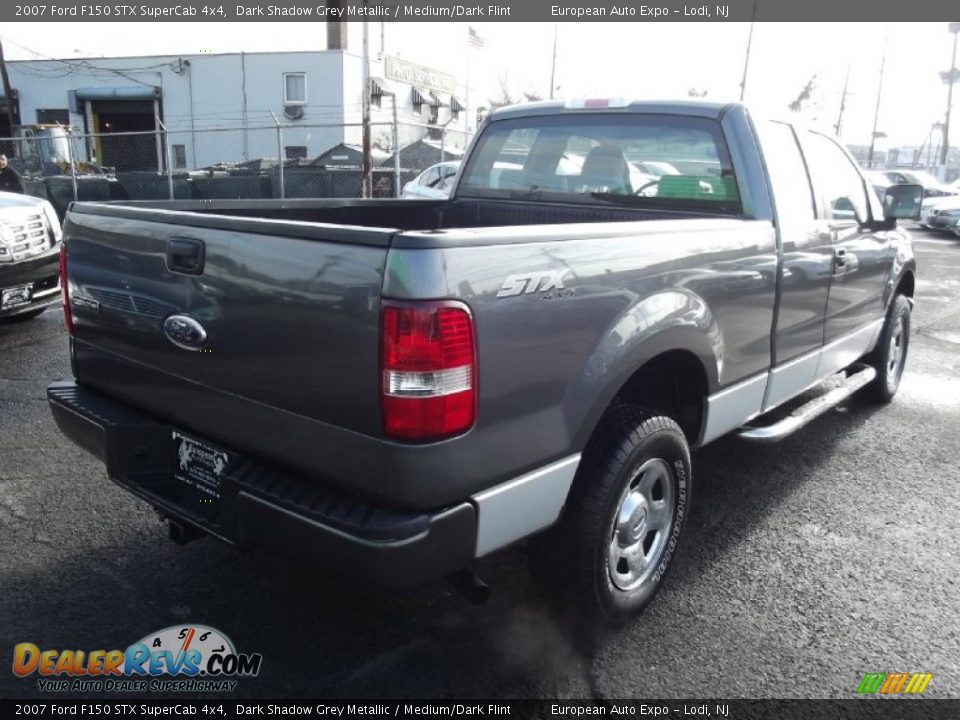 2007 Ford F150 STX SuperCab 4x4 Dark Shadow Grey Metallic / Medium/Dark Flint Photo #3