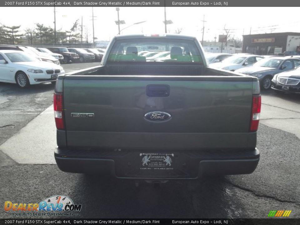2007 Ford F150 STX SuperCab 4x4 Dark Shadow Grey Metallic / Medium/Dark Flint Photo #5