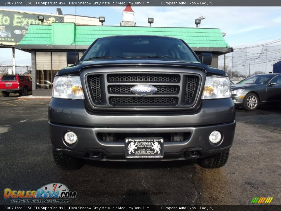 2007 Ford F150 STX SuperCab 4x4 Dark Shadow Grey Metallic / Medium/Dark Flint Photo #8