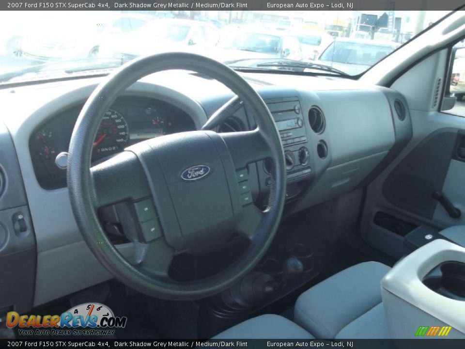 2007 Ford F150 STX SuperCab 4x4 Dark Shadow Grey Metallic / Medium/Dark Flint Photo #10