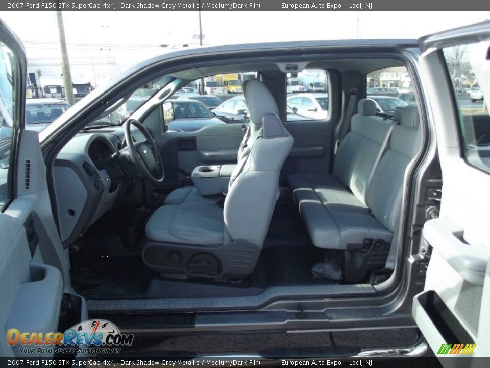 2007 Ford F150 STX SuperCab 4x4 Dark Shadow Grey Metallic / Medium/Dark Flint Photo #13