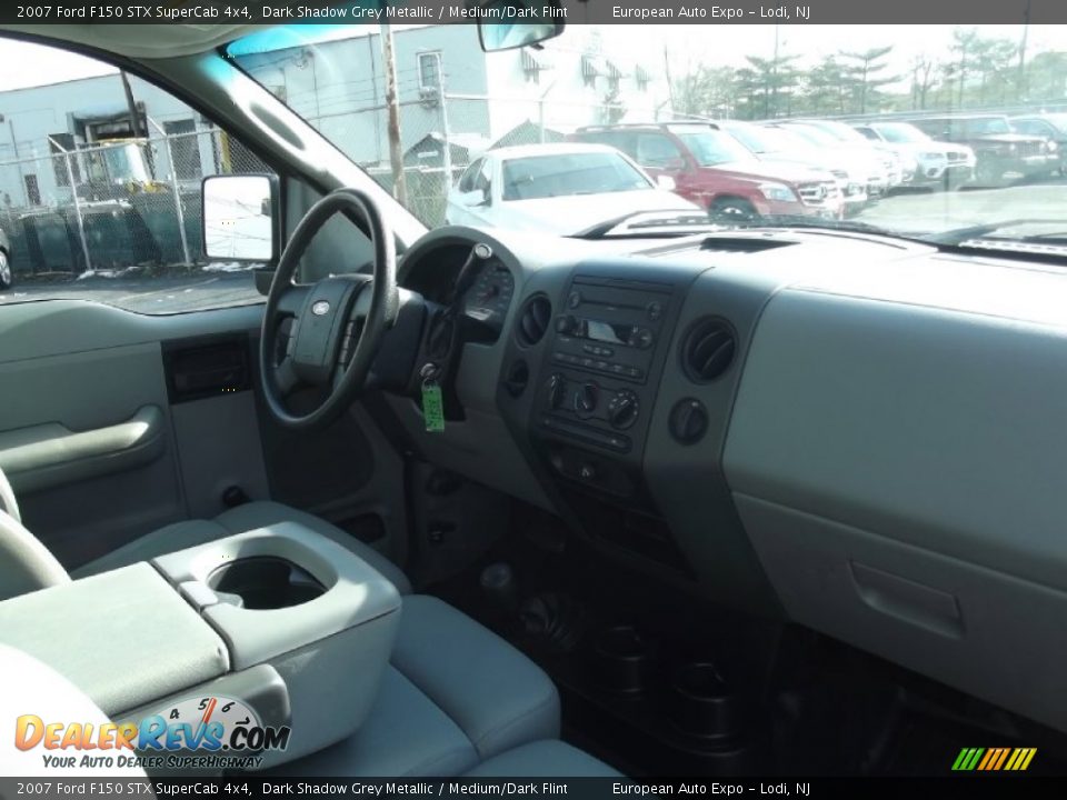 2007 Ford F150 STX SuperCab 4x4 Dark Shadow Grey Metallic / Medium/Dark Flint Photo #14