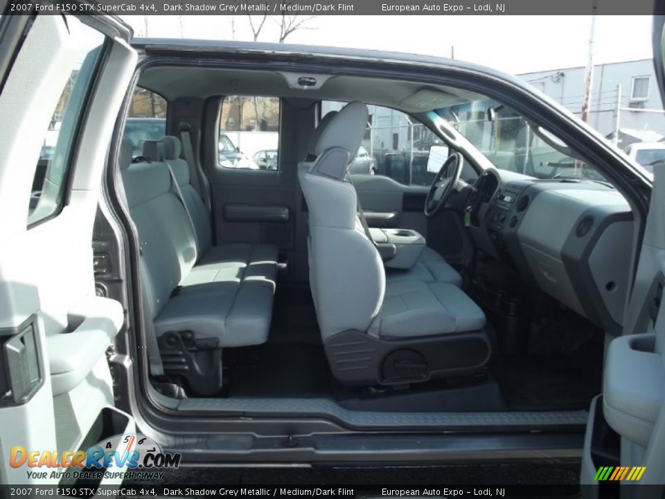 2007 Ford F150 STX SuperCab 4x4 Dark Shadow Grey Metallic / Medium/Dark Flint Photo #17