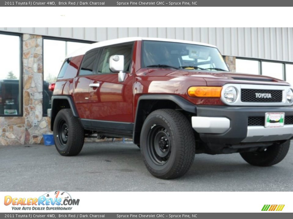 2011 Toyota FJ Cruiser 4WD Brick Red / Dark Charcoal Photo #1