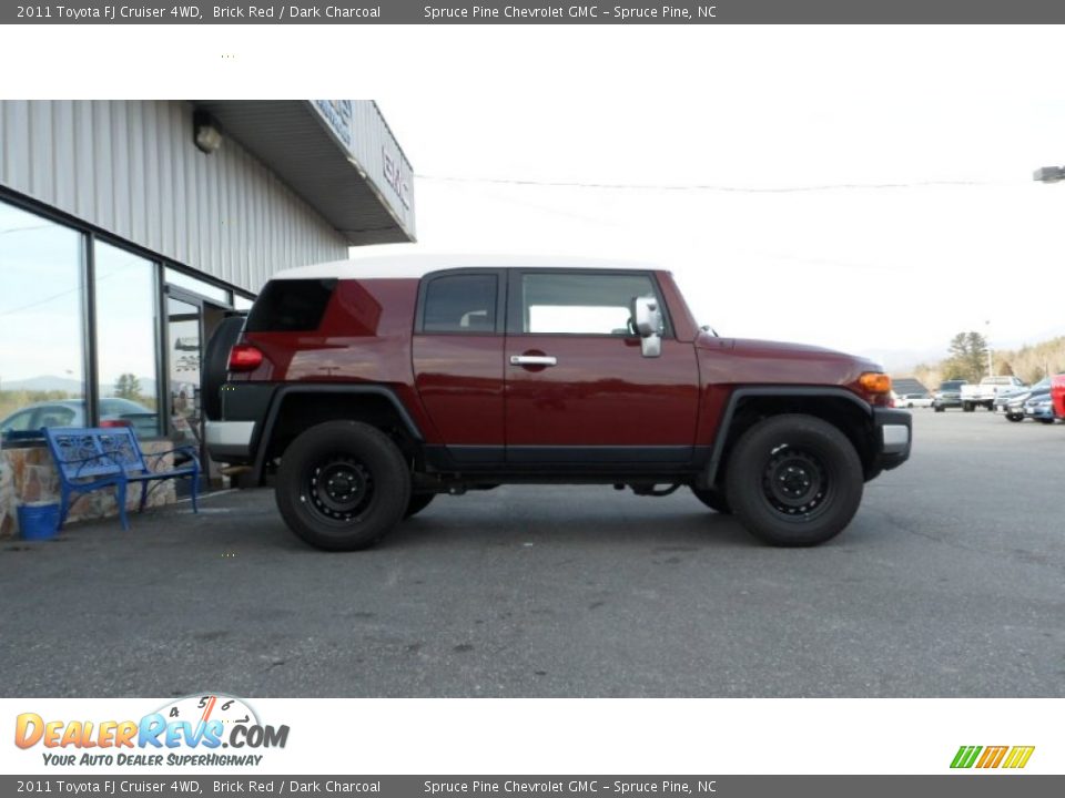 2011 Toyota FJ Cruiser 4WD Brick Red / Dark Charcoal Photo #3