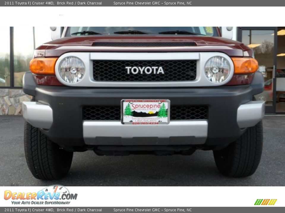 2011 Toyota FJ Cruiser 4WD Brick Red / Dark Charcoal Photo #6