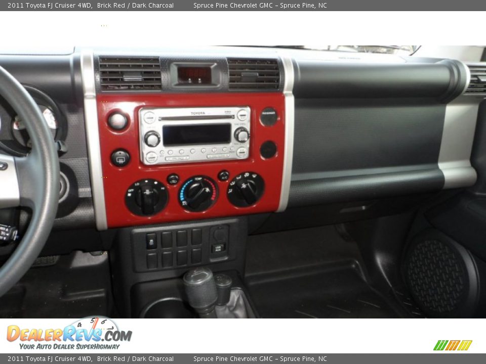 2011 Toyota FJ Cruiser 4WD Brick Red / Dark Charcoal Photo #13