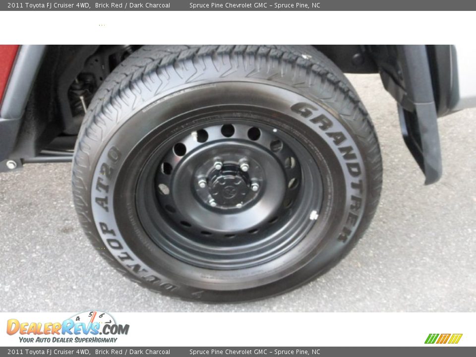 2011 Toyota FJ Cruiser 4WD Brick Red / Dark Charcoal Photo #21
