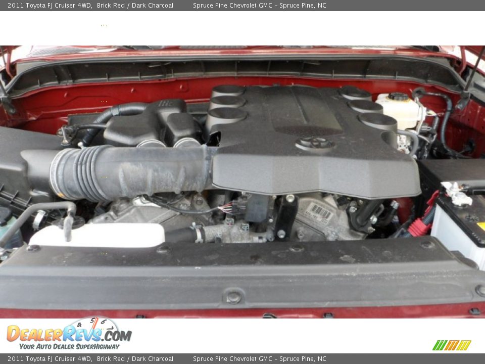 2011 Toyota FJ Cruiser 4WD Brick Red / Dark Charcoal Photo #34