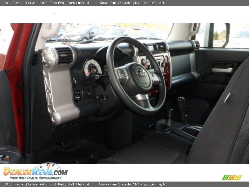 2011 Toyota FJ Cruiser 4WD Brick Red / Dark Charcoal Photo #36