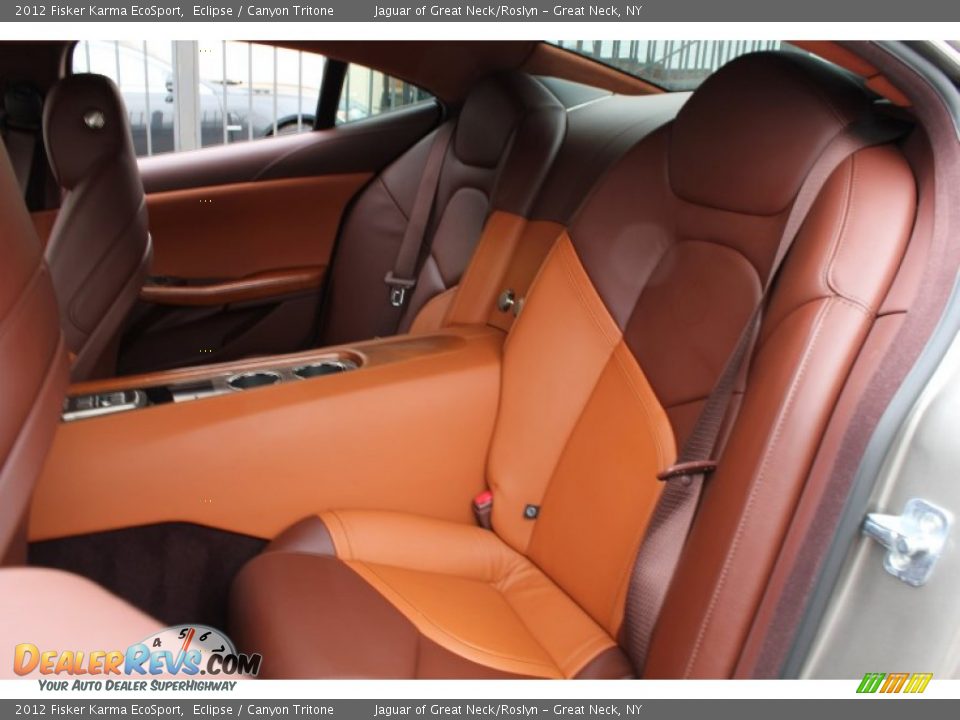 Rear Seat of 2012 Fisker Karma EcoSport Photo #16
