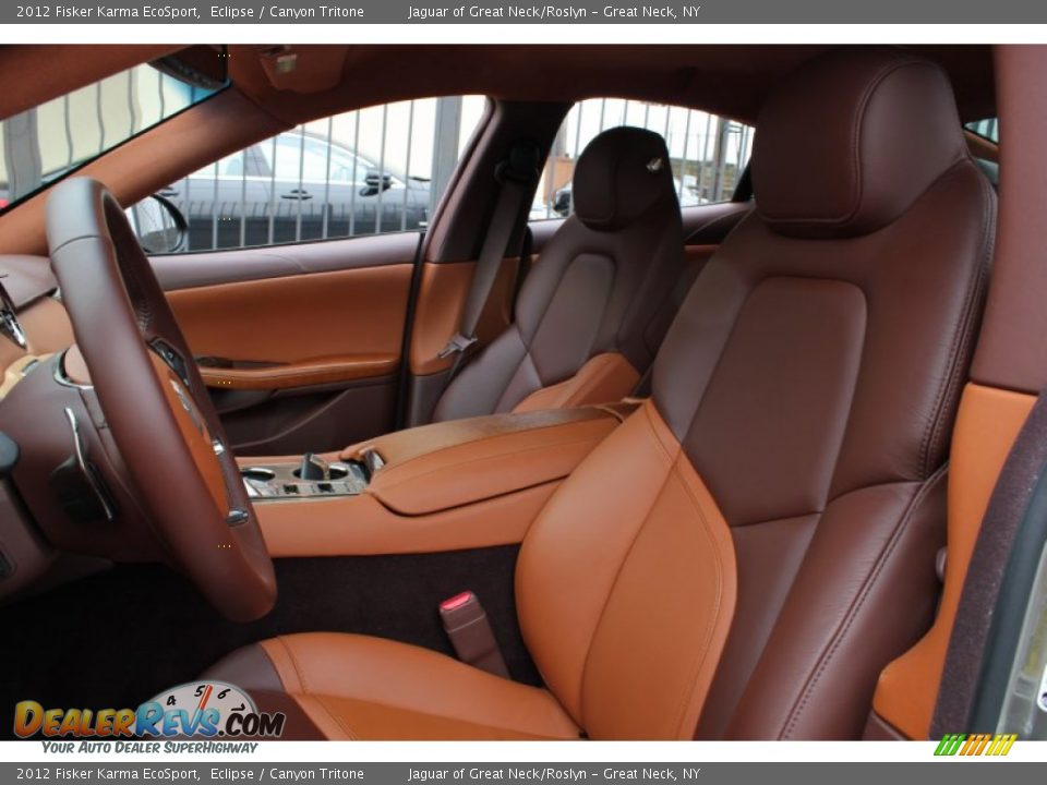Front Seat of 2012 Fisker Karma EcoSport Photo #19