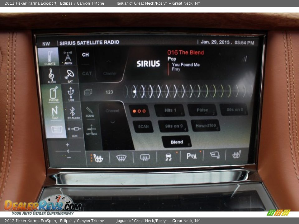 Controls of 2012 Fisker Karma EcoSport Photo #21
