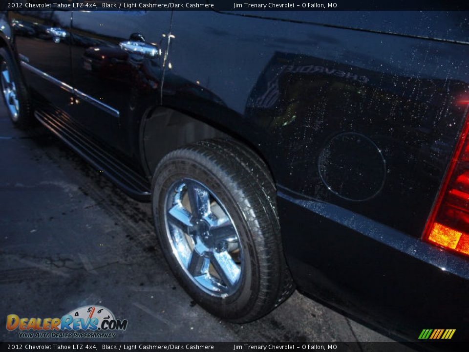 2012 Chevrolet Tahoe LTZ 4x4 Black / Light Cashmere/Dark Cashmere Photo #4