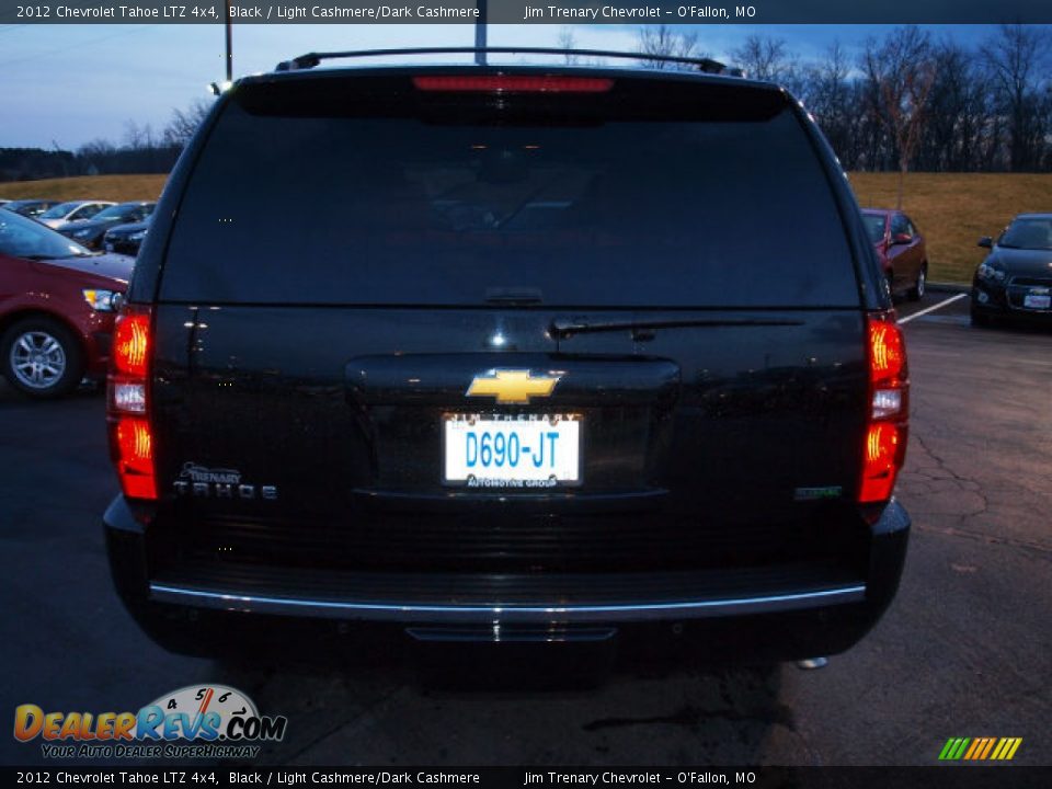 2012 Chevrolet Tahoe LTZ 4x4 Black / Light Cashmere/Dark Cashmere Photo #5