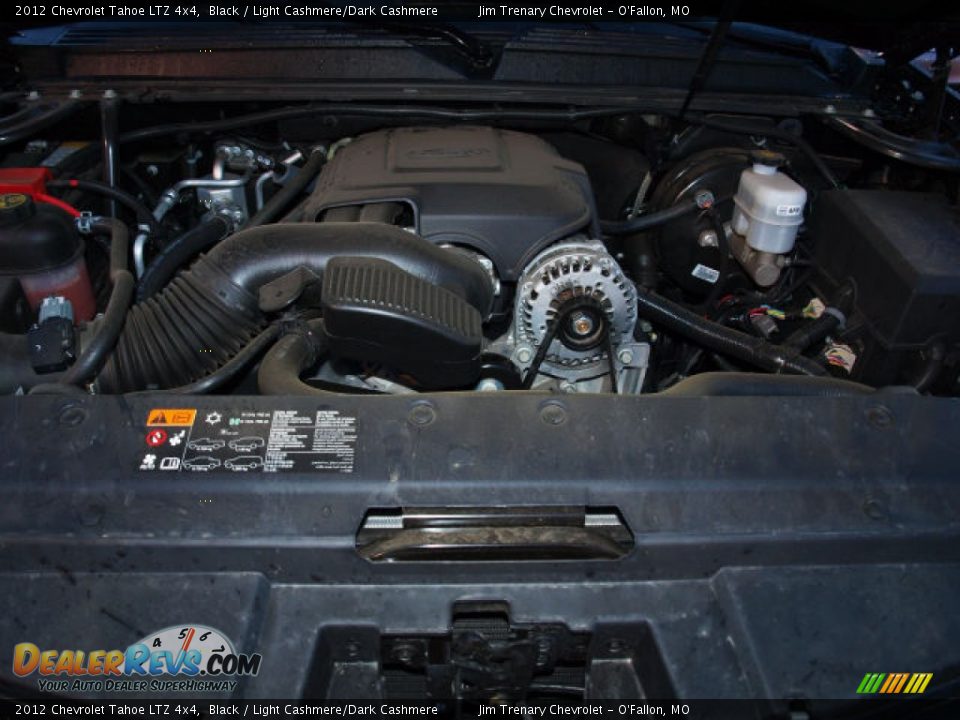 2012 Chevrolet Tahoe LTZ 4x4 Black / Light Cashmere/Dark Cashmere Photo #6