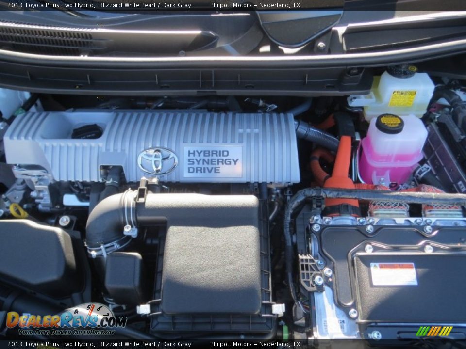 2013 Toyota Prius Two Hybrid Blizzard White Pearl / Dark Gray Photo #17