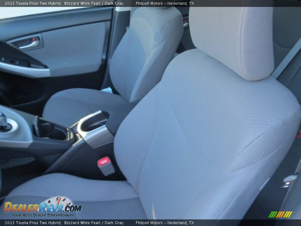 2013 Toyota Prius Two Hybrid Blizzard White Pearl / Dark Gray Photo #23