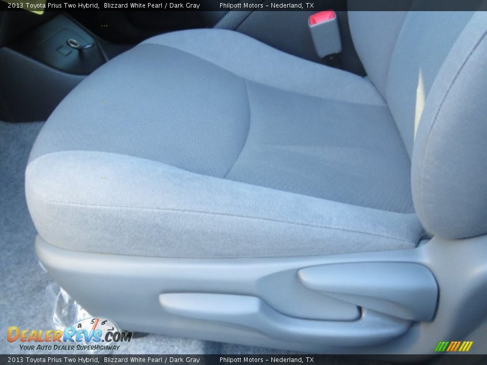 2013 Toyota Prius Two Hybrid Blizzard White Pearl / Dark Gray Photo #24