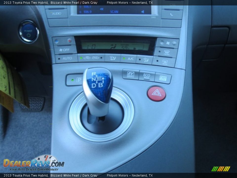 2013 Toyota Prius Two Hybrid Blizzard White Pearl / Dark Gray Photo #29