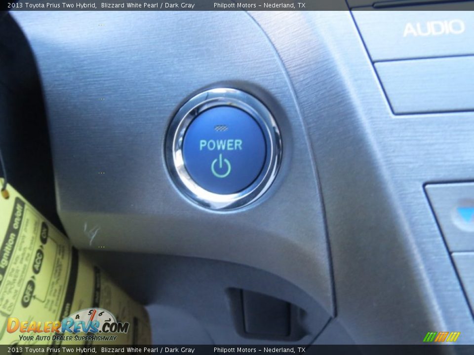 2013 Toyota Prius Two Hybrid Blizzard White Pearl / Dark Gray Photo #30