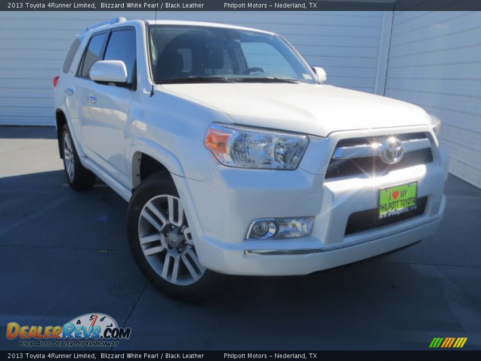 2013 Toyota 4Runner Limited Blizzard White Pearl / Black Leather Photo #1