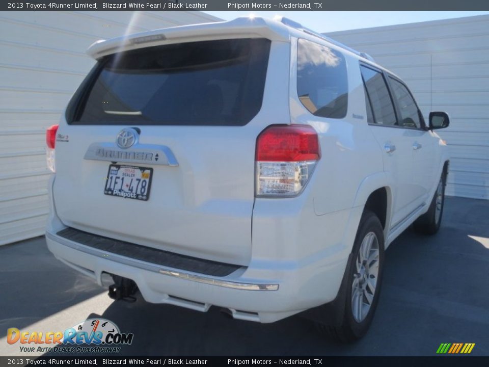 2013 Toyota 4Runner Limited Blizzard White Pearl / Black Leather Photo #3