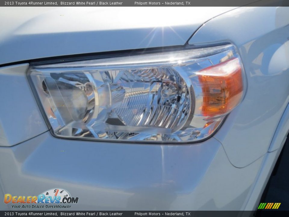 2013 Toyota 4Runner Limited Blizzard White Pearl / Black Leather Photo #8