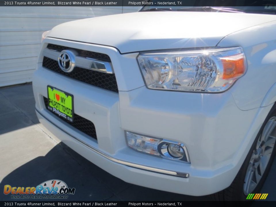 2013 Toyota 4Runner Limited Blizzard White Pearl / Black Leather Photo #9