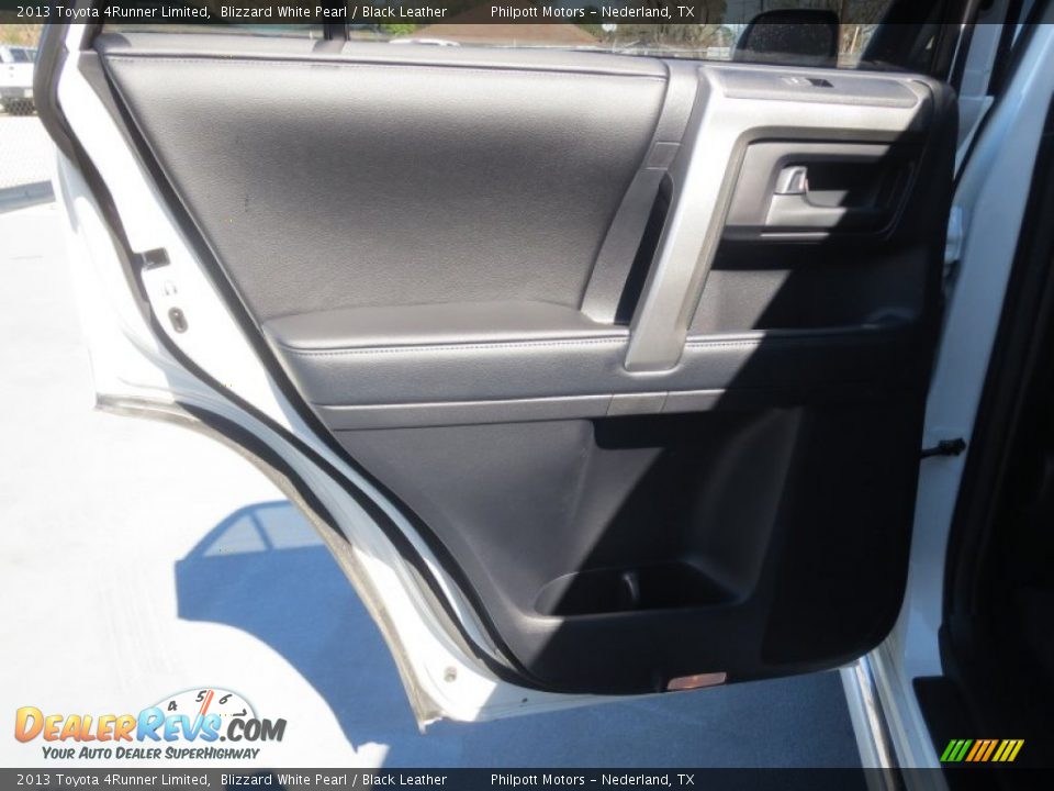 2013 Toyota 4Runner Limited Blizzard White Pearl / Black Leather Photo #18