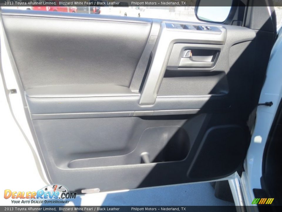 2013 Toyota 4Runner Limited Blizzard White Pearl / Black Leather Photo #20