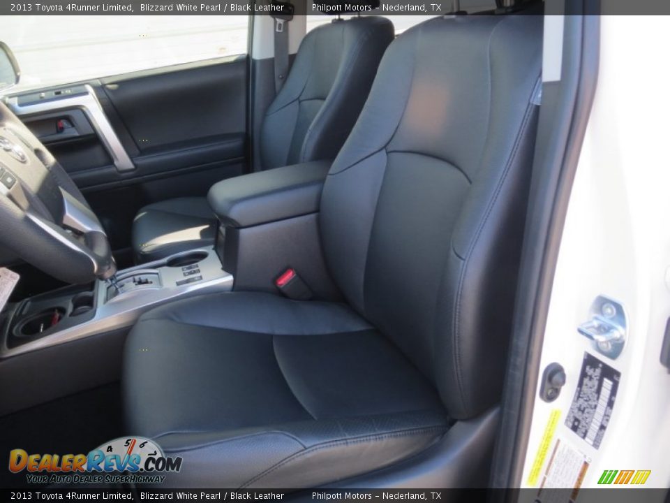 2013 Toyota 4Runner Limited Blizzard White Pearl / Black Leather Photo #22