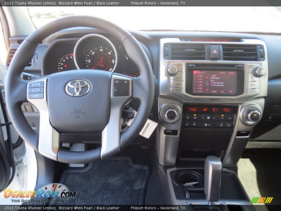 2013 Toyota 4Runner Limited Blizzard White Pearl / Black Leather Photo #24