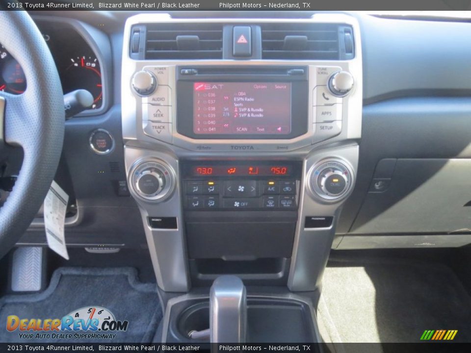 2013 Toyota 4Runner Limited Blizzard White Pearl / Black Leather Photo #25