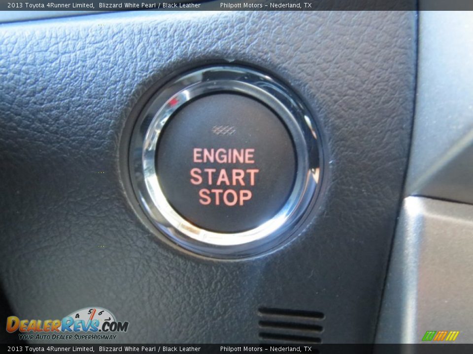 2013 Toyota 4Runner Limited Blizzard White Pearl / Black Leather Photo #31