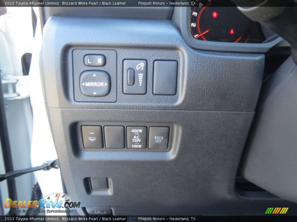 2013 Toyota 4Runner Limited Blizzard White Pearl / Black Leather Photo #35