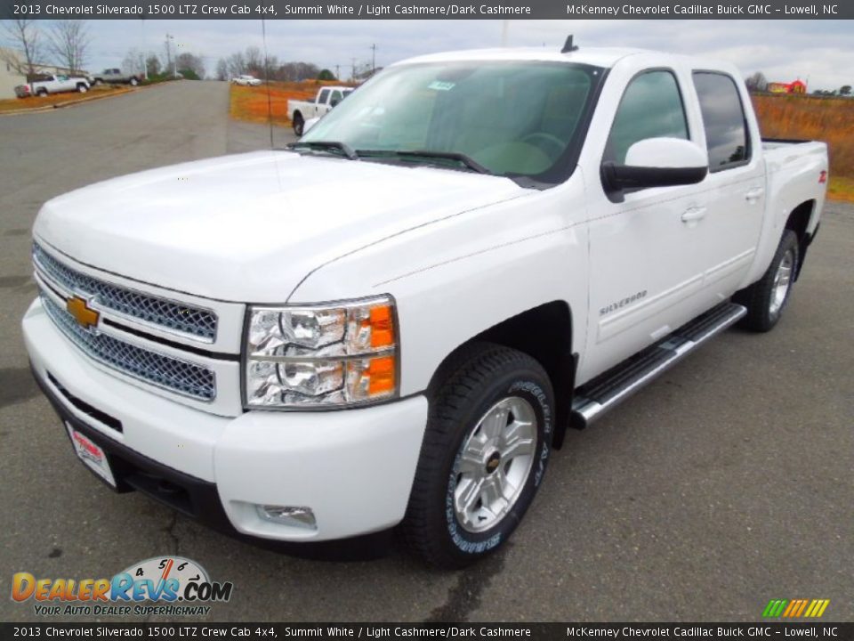 2013 Chevrolet Silverado 1500 LTZ Crew Cab 4x4 Summit White / Light Cashmere/Dark Cashmere Photo #1