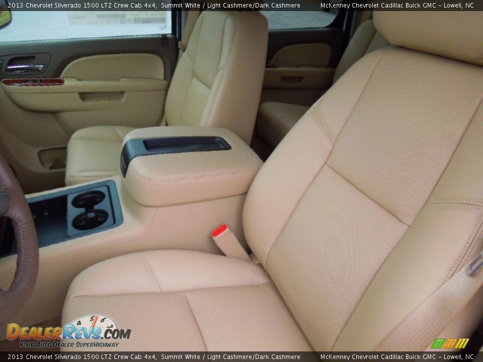 2013 Chevrolet Silverado 1500 LTZ Crew Cab 4x4 Summit White / Light Cashmere/Dark Cashmere Photo #9