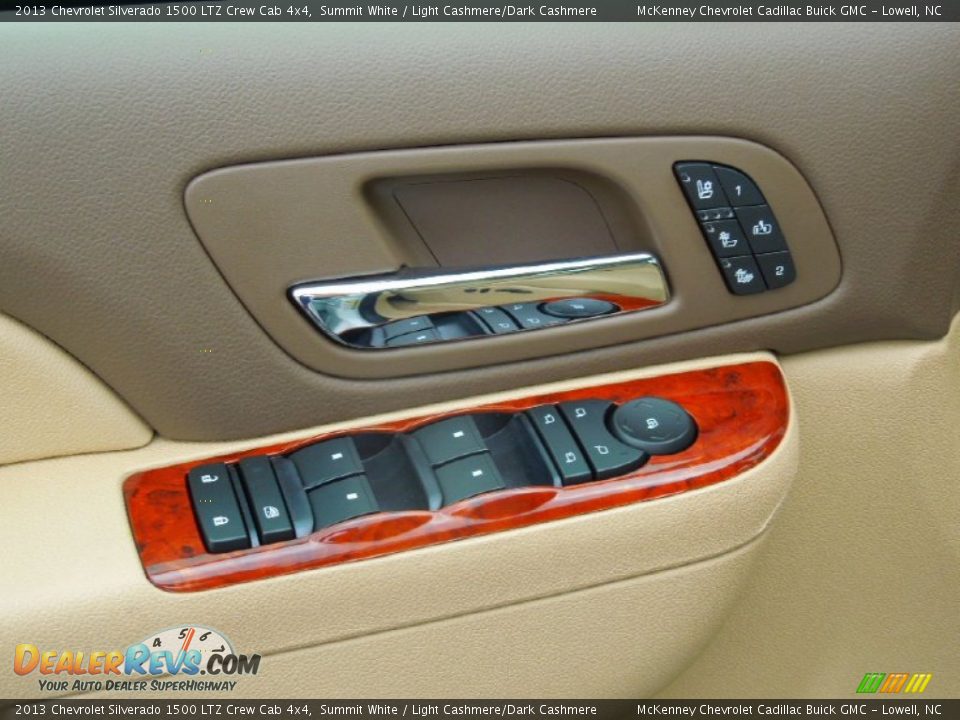 2013 Chevrolet Silverado 1500 LTZ Crew Cab 4x4 Summit White / Light Cashmere/Dark Cashmere Photo #11