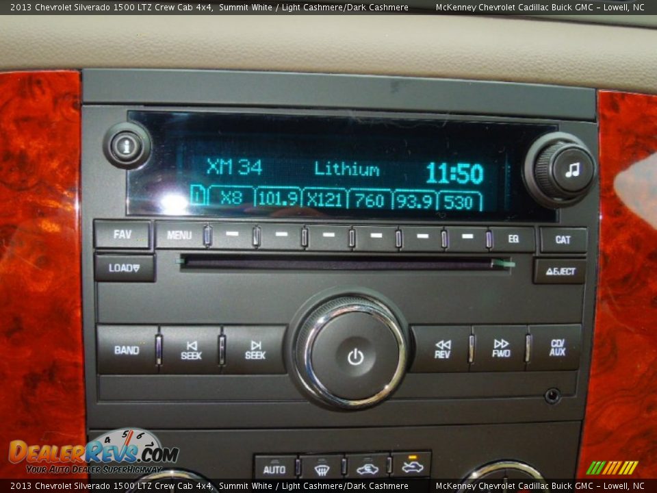 2013 Chevrolet Silverado 1500 LTZ Crew Cab 4x4 Summit White / Light Cashmere/Dark Cashmere Photo #14