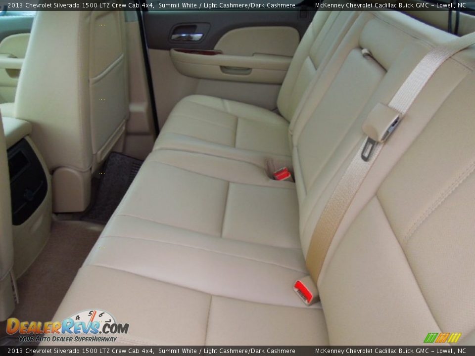 2013 Chevrolet Silverado 1500 LTZ Crew Cab 4x4 Summit White / Light Cashmere/Dark Cashmere Photo #17