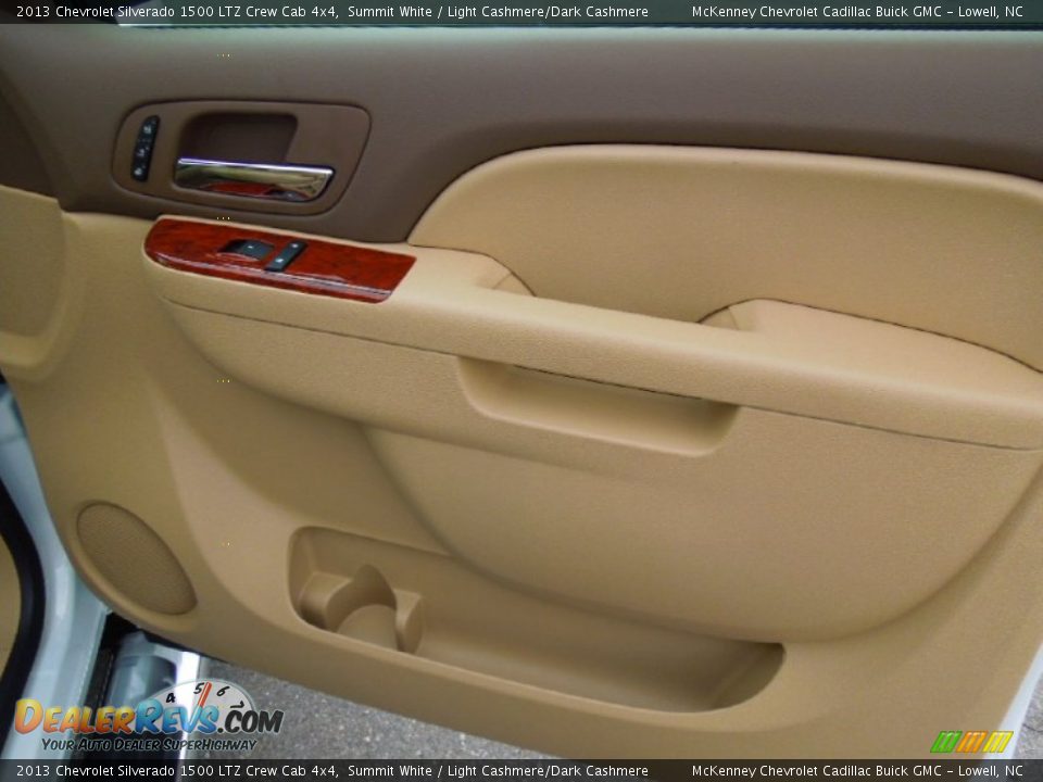 2013 Chevrolet Silverado 1500 LTZ Crew Cab 4x4 Summit White / Light Cashmere/Dark Cashmere Photo #20