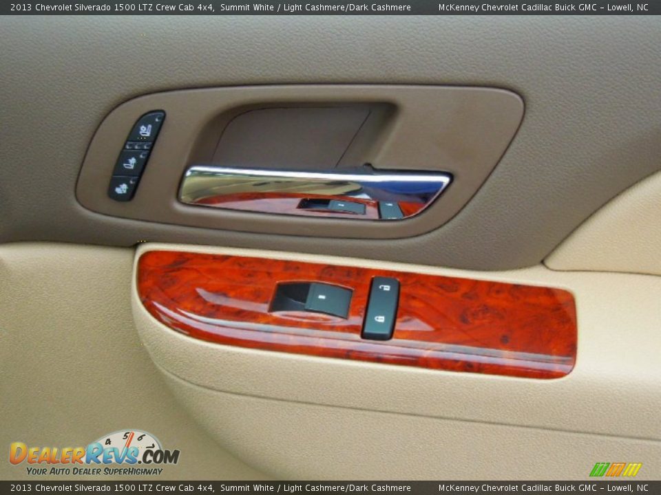 2013 Chevrolet Silverado 1500 LTZ Crew Cab 4x4 Summit White / Light Cashmere/Dark Cashmere Photo #21