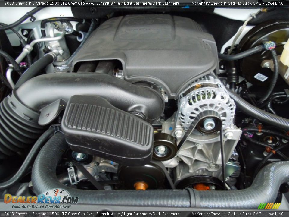 2013 Chevrolet Silverado 1500 LTZ Crew Cab 4x4 Summit White / Light Cashmere/Dark Cashmere Photo #23