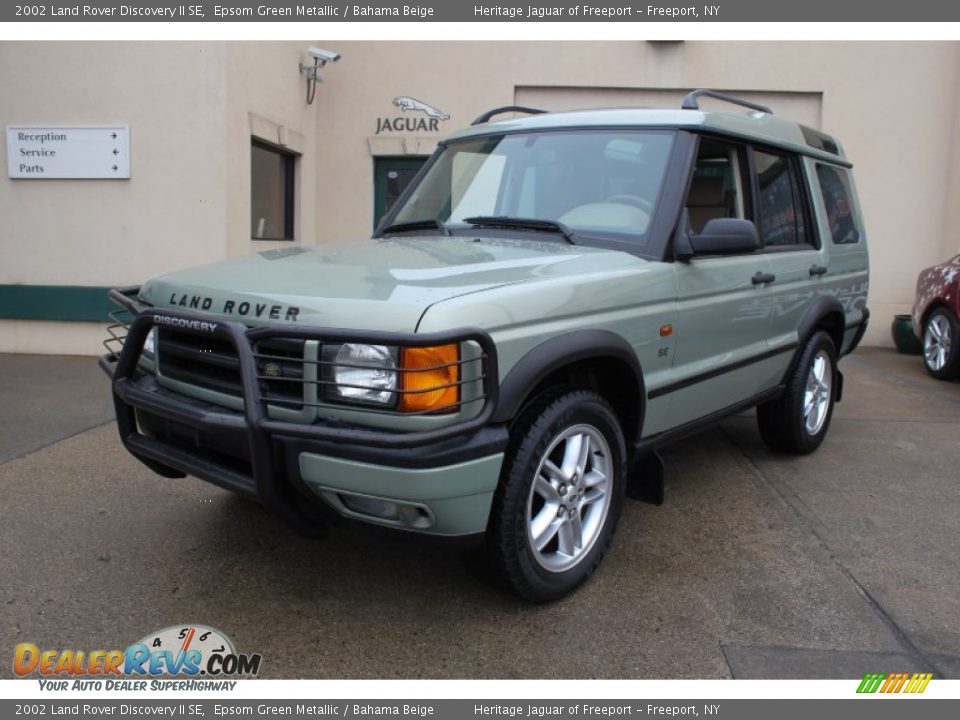 2002 Land Rover Discovery II SE Epsom Green Metallic / Bahama Beige Photo #1