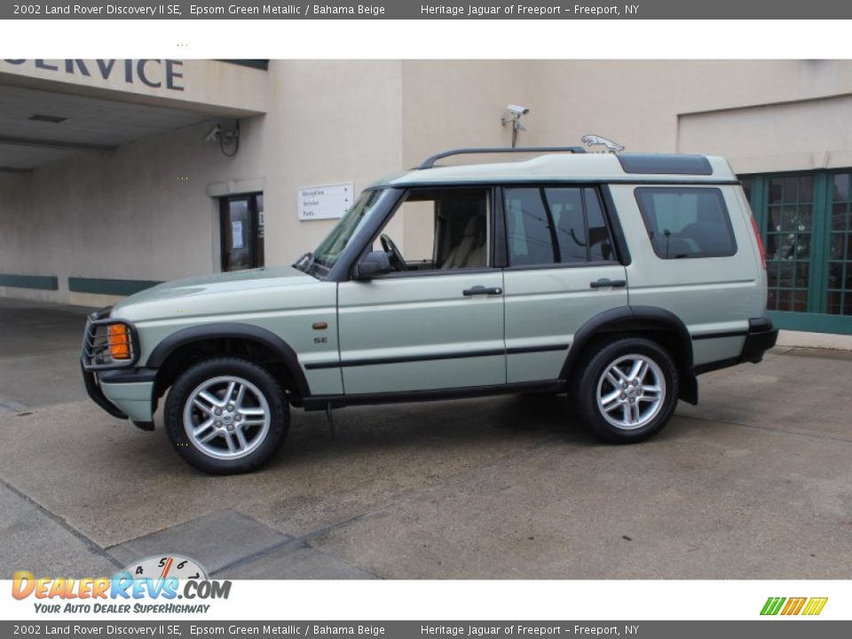 2002 Land Rover Discovery II SE Epsom Green Metallic / Bahama Beige Photo #3