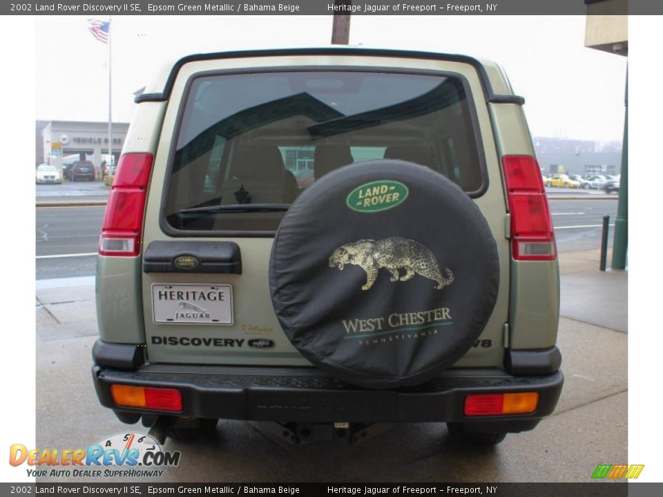 2002 Land Rover Discovery II SE Epsom Green Metallic / Bahama Beige Photo #4