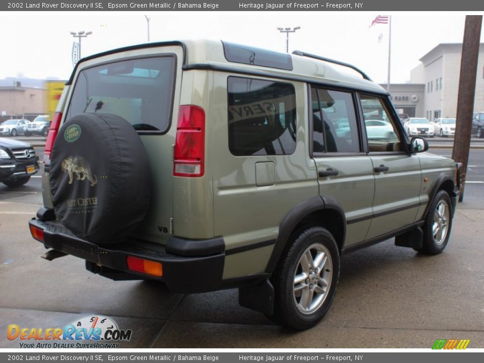 2002 Land Rover Discovery II SE Epsom Green Metallic / Bahama Beige Photo #5