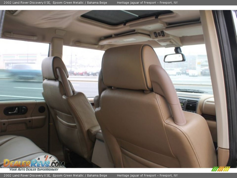 2002 Land Rover Discovery II SE Epsom Green Metallic / Bahama Beige Photo #13